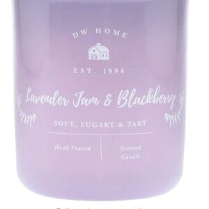 DW home candle lavendar jam and blackberry 15.4 oz**SHIPS FEDEX***